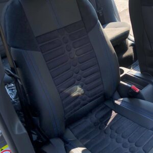 Potah sedadla pro VW GOLF - reliéfna alcantara a eko kůže